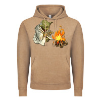 Vintage Coffee Yoda is warming up Vintage Hoodie - artisFamous