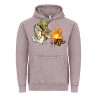 Vintage Zinc Yoda is warming up Vintage Hoodie - artisFamous
