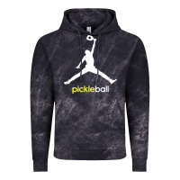 Cloud Black funny pickleball Vintage Hoodie - artisFamous