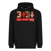 Black three up three down baseball Heavyweight Hoodie - Jasminsmagicworld