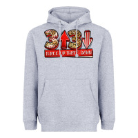 Heather Grey three up three down baseball Heavyweight Hoodie - Jasminsmagicworld