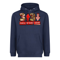 Navy three up three down baseball Heavyweight Hoodie - Jasminsmagicworld