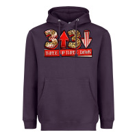Plum three up three down baseball Heavyweight Hoodie - Jasminsmagicworld