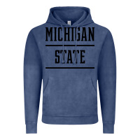 Vintage Denim Michigan MI State vintage Athletic Style Vintage Hoodie - artisFamous