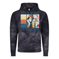 Cloud Black stay wild gypsy child letter rainbow Vintage Hoodie - artisFamous