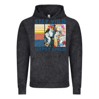 Vintage Black stay wild gypsy child letter rainbow Vintage Hoodie - artisFamous