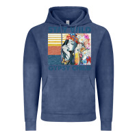 Vintage Denim stay wild gypsy child letter rainbow Vintage Hoodie - artisFamous