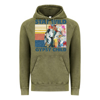 Vintage Olive stay wild gypsy child letter rainbow Vintage Hoodie - artisFamous