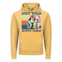 Vintage Mustard stay wild gypsy child letter rainbow Vintage Hoodie - artisFamous
