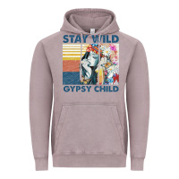 Vintage Zinc stay wild gypsy child letter rainbow Vintage Hoodie - artisFamous