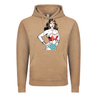 Vintage Coffee wonder woman Vintage Hoodie - artisFamous