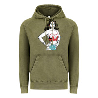 Vintage Olive wonder woman Vintage Hoodie - artisFamous