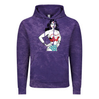 Cloud Purple wonder woman Vintage Hoodie - artisFamous