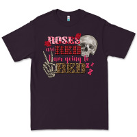 Plum Valentine's Day roses are red i am going to bed Premium Tee - FaDigitalArtStudio
