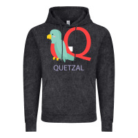 Vintage Black Cute Quetzal Kid's Vintage Hoodie - artisFamous