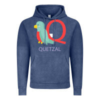 Vintage Denim Cute Quetzal Kid's Vintage Hoodie - artisFamous