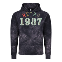 Cloud Black Retro 1987 Vintage Hoodie - artisFamous