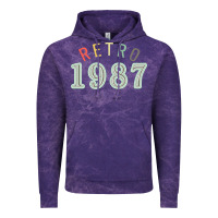 Cloud Purple Retro 1987 Vintage Hoodie - artisFamous
