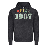 Vintage Black Retro 1987 Vintage Hoodie - artisFamous
