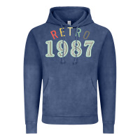 Vintage Denim Retro 1987 Vintage Hoodie - artisFamous