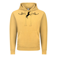Vintage Mustard unicorn Vintage Hoodie - artisFamous