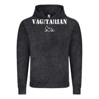 Vintage Black vagitarian Vintage Hoodie - artisFamous