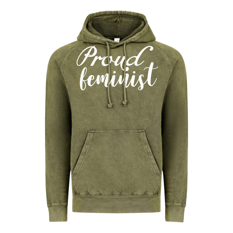 Proud Feminist Vintage Hoodie by artisFamous | Teevron