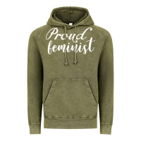 Vintage Olive Proud feminist Vintage Hoodie - artisFamous