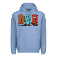 Colony Blue dad man myth legend Premium Hoodie - Artiststas