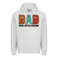 Dove Grey dad man myth legend Premium Hoodie - Artiststas