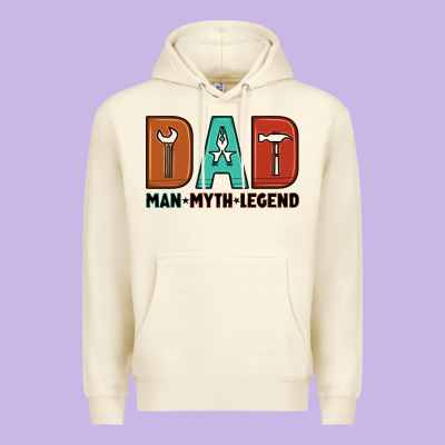 Dad Man Myth Legend Premium Hoodie Designed By Artiststas