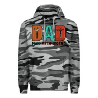 Slate Camo dad man myth legend Premium Hoodie - Artiststas