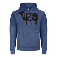 Vintage Denim black sheep silhouette Vintage Hoodie - artisFamous