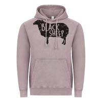 Black Sheep Silhouette Vintage Hoodie | Teevron