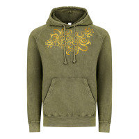 Vintage Olive Gold2 Vintage Hoodie - artisFamous