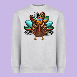 Thanksgiving Turkey Heavyweight Sweatshirt Designed By Ranaportraitstore