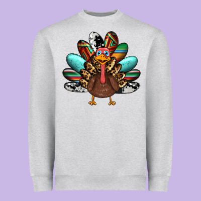 Thanksgiving Turkey Heavyweight Sweatshirt Designed By Ranaportraitstore