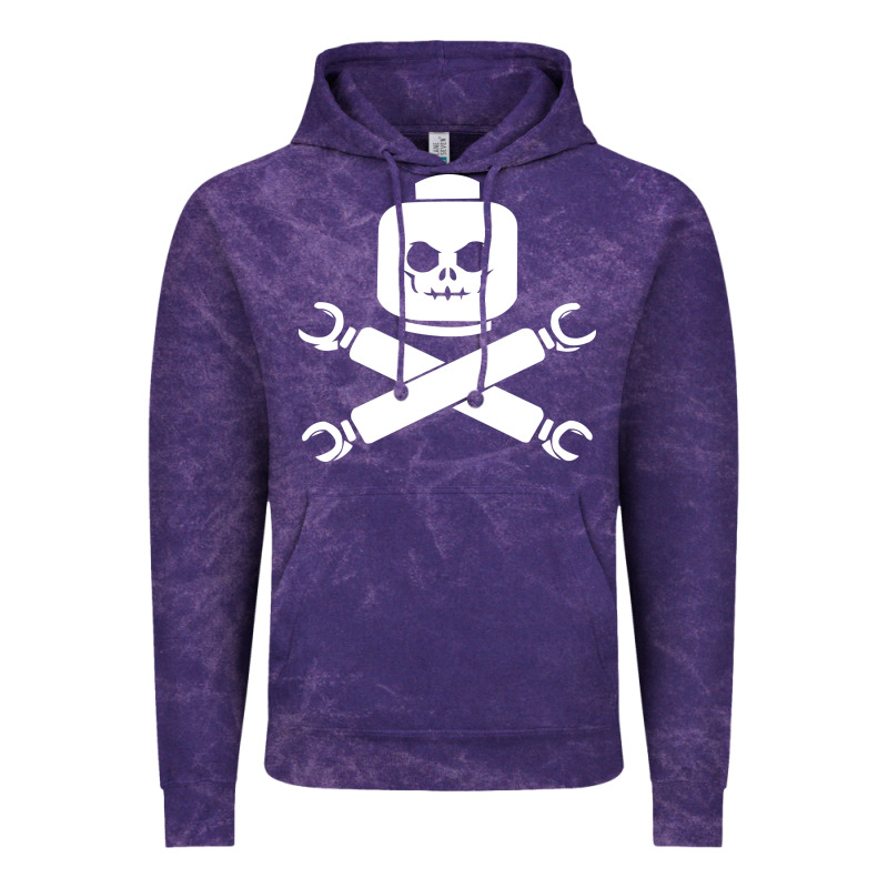 Block Face Pirate Vintage Hoodie by artisFamous | Teevron