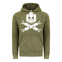 Vintage Olive block face pirate Vintage Hoodie - artisFamous