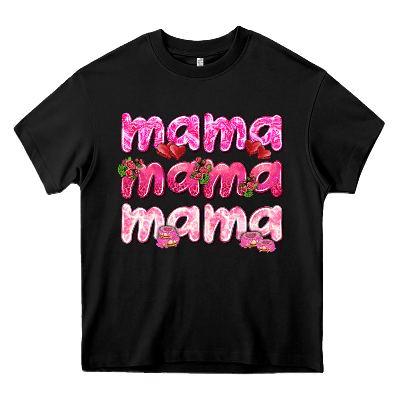 Mama Mama Mama Mother's Day Heavy Core Tee by HowdyJamesFarm | Teevron