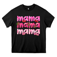 Black Mama mama mama mother's day Heavy Core Tee - HowdyJamesFarm