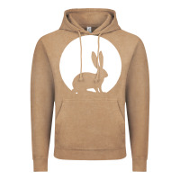 Vintage Coffee bunny and full moon funny Vintage Hoodie - artisFamous