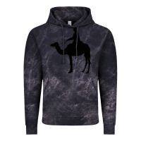 Cloud Black camel rider Vintage Hoodie - artisFamous