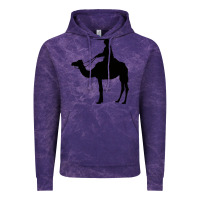 Cloud Purple camel rider Vintage Hoodie - artisFamous