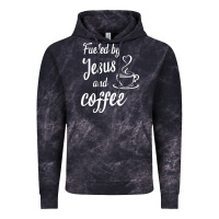 Cloud Black Fueled by jesus and coffee Vintage Hoodie - artisFamous
