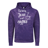 Cloud Purple Fueled by jesus and coffee Vintage Hoodie - artisFamous