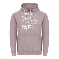 Vintage Zinc Fueled by jesus and coffee Vintage Hoodie - artisFamous