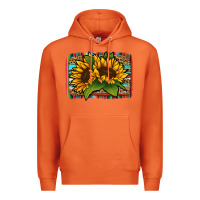 Carrot sunflower serape leopard background Premium Hoodie - Jasminsmagicworld