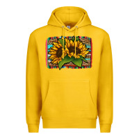 Lemon sunflower serape leopard background Premium Hoodie - Jasminsmagicworld