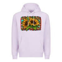 Lilac sunflower serape leopard background Premium Hoodie - Jasminsmagicworld